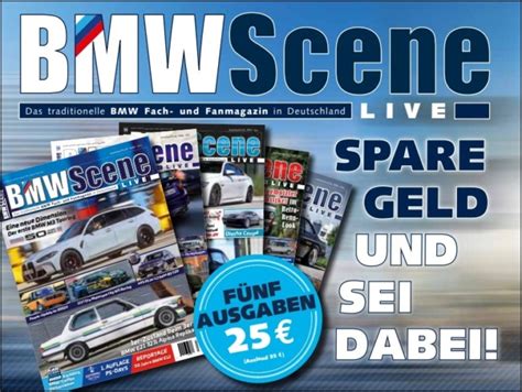 Abowerbung BMW SCENE LIVE Magazin