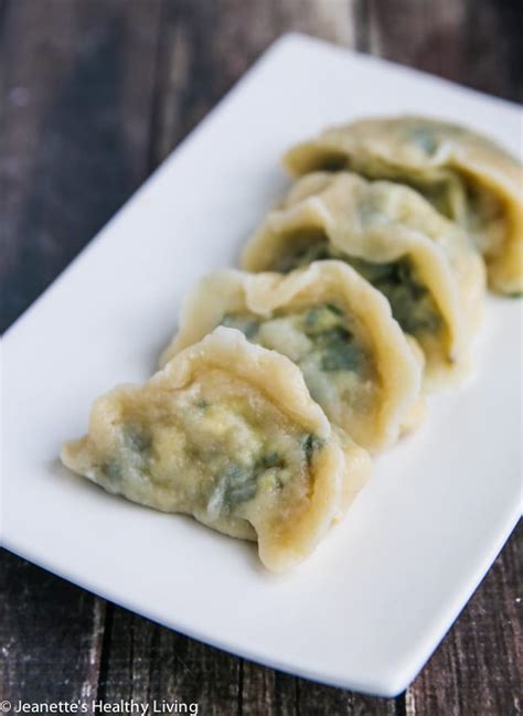 Spinach Tofu Dumplings Recipe - Jeanette's Healthy Living