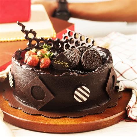 Termurah Kue Ulang Tahun Coklat Birthday Cake Stelete Cake Hiasan