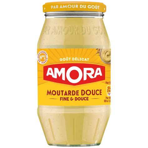 Amora Moutarde Fine Et Douce En Bocal 435g Pas Cher Auchanfr