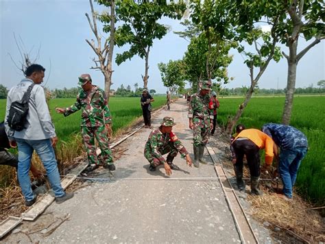 Persiapan Pengecoran Jalan Tmmd Sengkuyung Tahap I Tahun Kodim