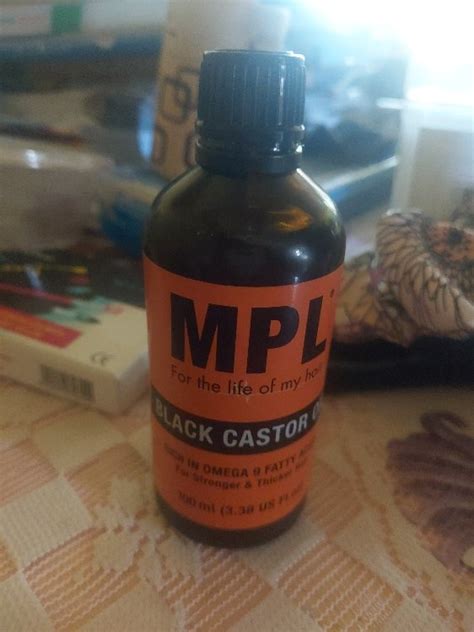 Mpl Black Castor Oil 100ml Inci Beauty