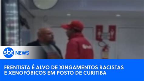 Frentista é alvo de racismo em posto de gasolina no PR Seu neguinho