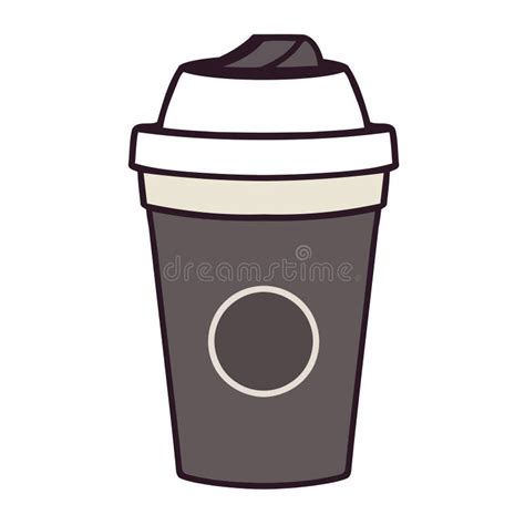 Reusable Coffee Cup Takeaway Stock Vector Illustration Of Object Space 298316978