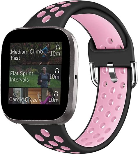 Correa De Reloj De Silicona Suave Compatible Con Fitbit Versa 2 Versa