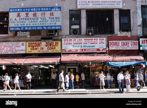 Canal Street Chinatown Manhattan New York City USA Stock Photo - Alamy