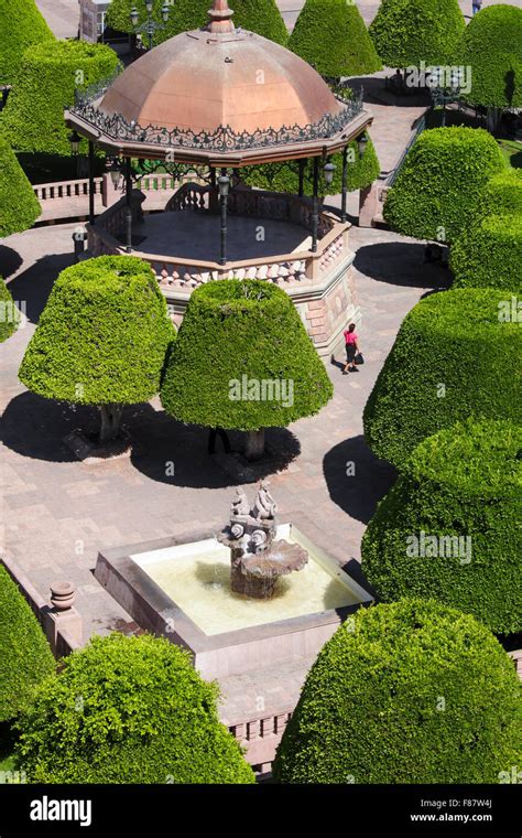 Quiosco en Plaza de los Martires en el histórico centro de la ciudad de