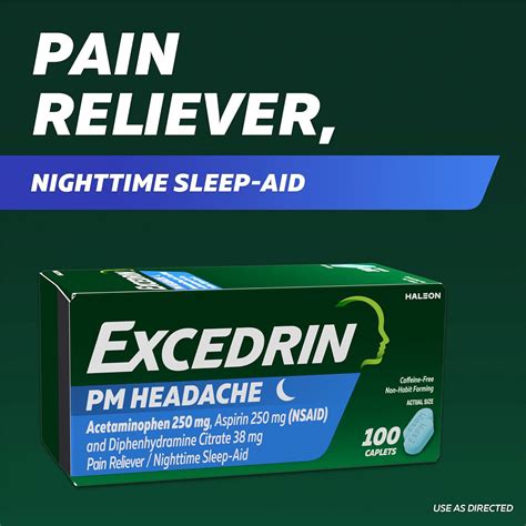 Excedrin Pm Nighttime Headache And Sleep Aid Caplets Philippines Ubuy