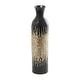 Black Capiz Shell Handmade Decorative Vase With Gold Ombre Design W