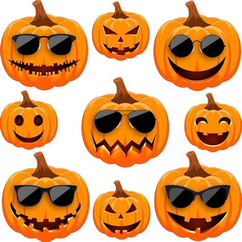 Halloween Cool Pumpkins Set 5 Half Sheet Misc Must Purchase 2 Half S Yippee Yay Yard Cards