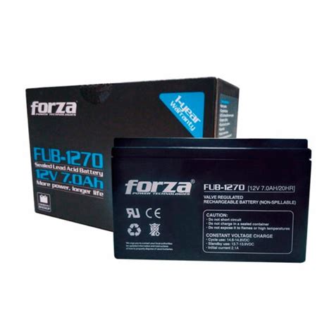 BATERIA DE RESPALDO FORZA 12V 7AH FUB 1270 Sistecorp