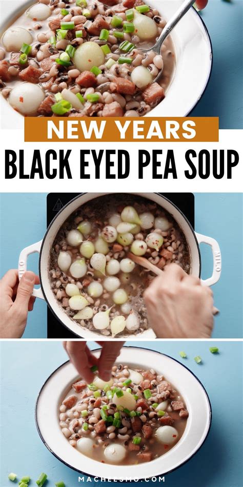 Black Eyed Pea Soup With Ham New Year S Soup Macheesmo Karinokada