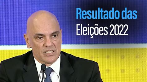 Presidente Do Tse Alexandre De Moraes Anuncia Lula Eleito Presidente