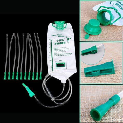 1 2L Home Enema Colonic Irrigation Kit Reusable Bag For Health With