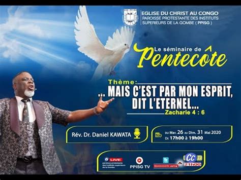 Rév Dr DANIEL KAWATA ETANT LE TEMPLE DE DIEU NOUS AVONS L