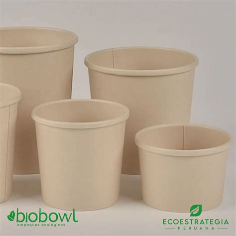 Eco Estrategia Peruana Bowl Bamb Sopero Biodegradable Oz