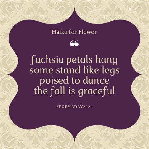 Poem 127 Haiku For Flower Vanessa Shields Writer