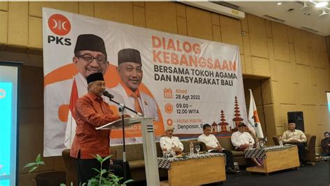 Dialog Kebangsaan Presiden Pks Bersama Tokoh Masyarakat Lintas Etnis