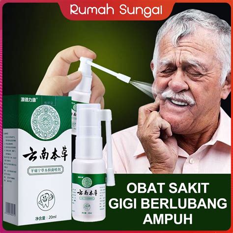 Jual Obat Sakit Gigi Berlubang Ampuh Obat Sakit Gigi Semprot Herbal