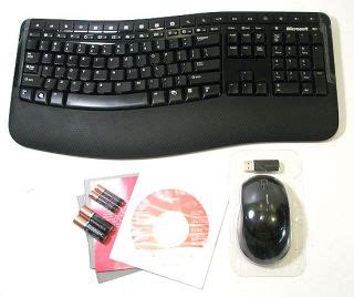 Microsoft Wireless Comfort Desktop Mouse And Keyboard Usb