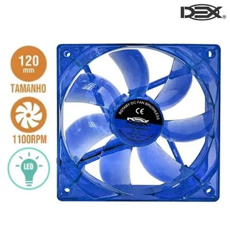 Cooler P Processador Col Ref Dx L Azul Dex Pe As Para