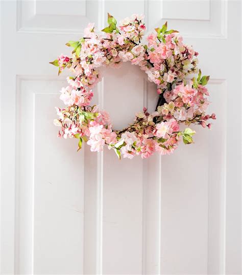 Nearly Natural 24 Cherry Blossom Wreath Joann