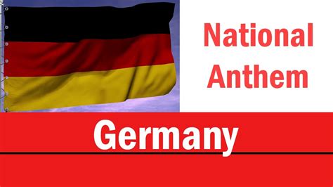 National Anthem Of Germany Animated Flag 3rd October Day Of German Unity Youtube