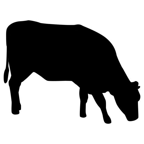 holstien cow silhouette clipart 20 free Cliparts | Download images on ...