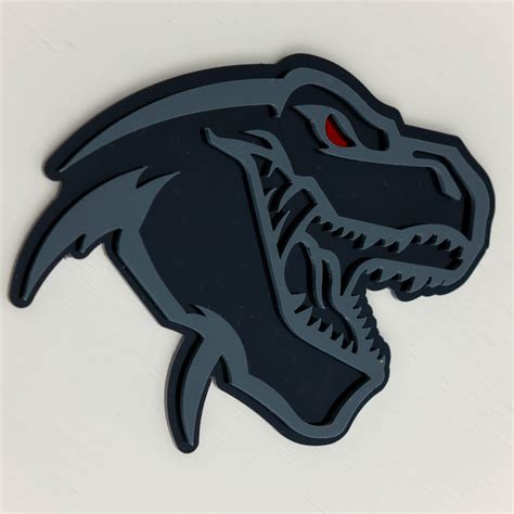 D Badge Fender Badges Emblem Trx Dinosaur Dodge Red Eye