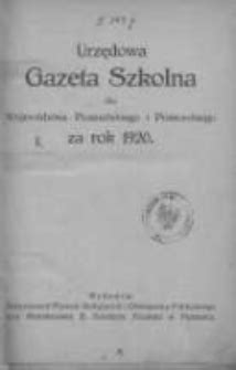 Urz Dowa Gazeta Szkolna Dla Wojew Dztwa Pozna Skiego I Pomorskiego