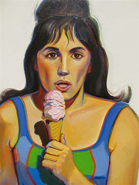 Girl With Ice Cream Cone Wayne Thiebaud