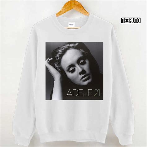 Adele 21 Gray Album Cover Unisex Sweatshirt - Teeruto