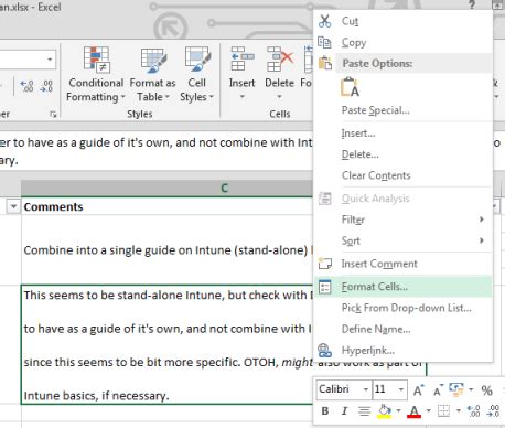 Change Line Spacing Excel