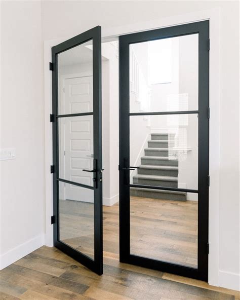 Custom Black Office Doors Doors Interior Modern Glass Office Doors French Doors Interior