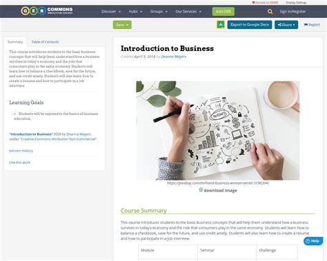 Introduction To Business OER Commons