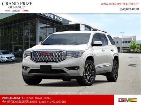 2019 Gmc Acadia White Photos All Recommendation