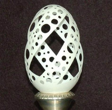 Egg Decorating Ideas Egg Shell Carving Amazing Handmade Carved