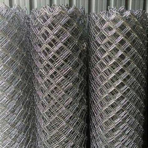 Galvanized Gi Chain Link Jali Height 12 Feet Mesh Size 1 X 1 Inch