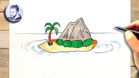 Comment dessiner une île paradisiaque YouTube