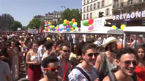 Live Paris Gay Pride Kicks Off In The French Capital Youtube