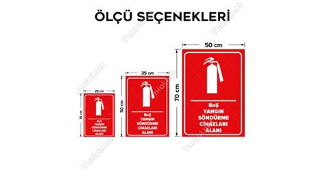 Boş Yangın Söndürme Cihazları Alanı Levhası