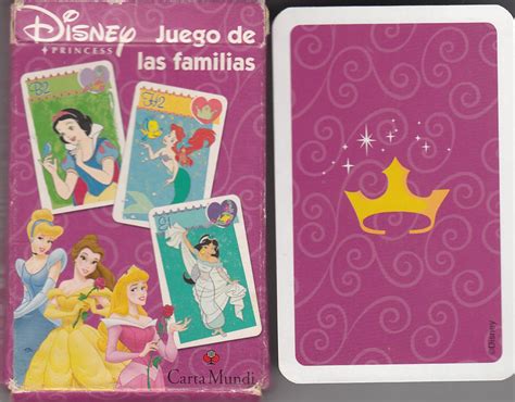 Barajas Y Naipes Disney Princess Juego De Las Familias