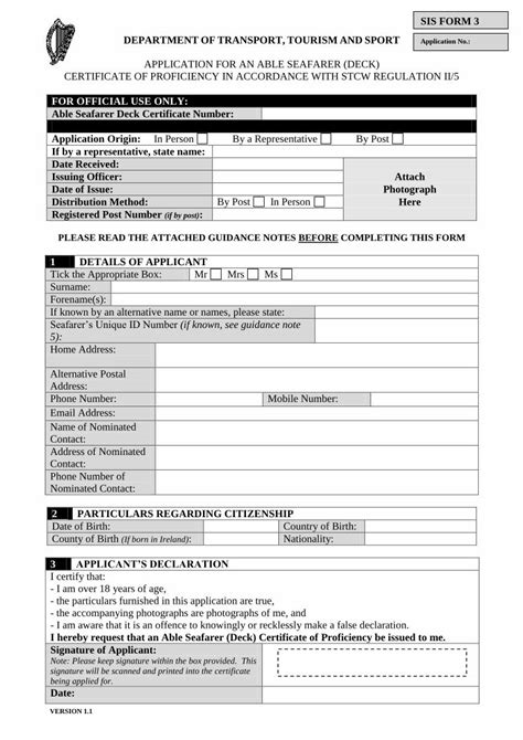 PDF Able Seafarer Deck Certificate Of Proficiency Forms Form