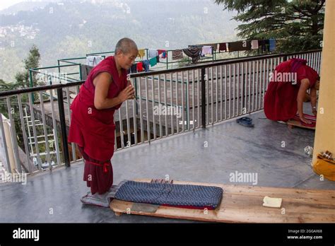 Dalai Lama S Temple Dharamsala Himachal Pradesh India Stock Photo