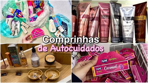 Comprinhas de autocuidado tour PerfumariaFarmácia skincare cabelo