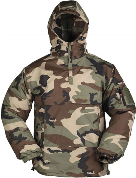 Kurtka Zimowa Z Kapturem Moro Mil Tec Winter Combat Anorak Woodland L