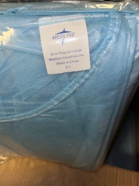 2 Pallets Of Medline Patient Gowns For Sale