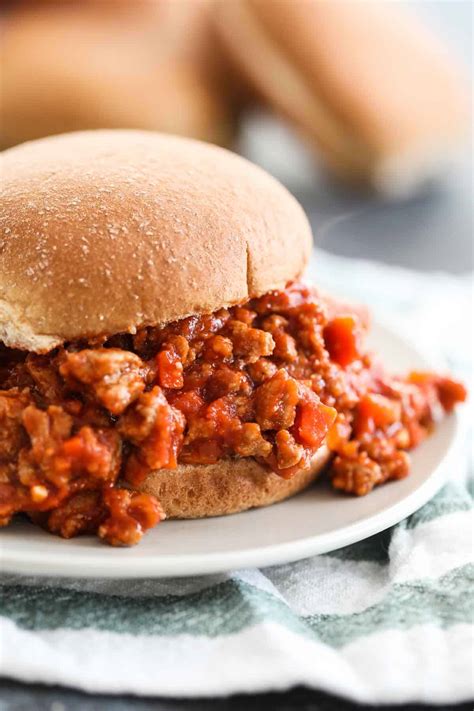 Healthy Turkey Sloppy Joes Recipe Taste And Tell