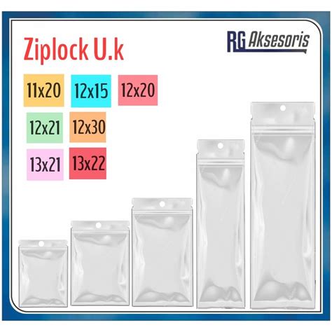 Plastik Ziplock Ukuran X X X X X X