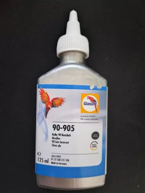 Glasurit 90 905 Reihe 90 Basislack Alusilber 125 Ml Eur 25000